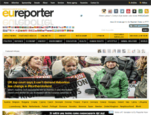 Tablet Screenshot of eureporter.co